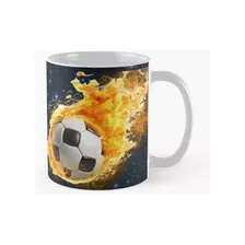 Taza Balón De Fútbol, Bola De Fuego Espacial Calidad Premium