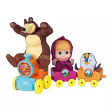 Trenzinho Da Masha E O Urso Brinquedo - Cotiplás
