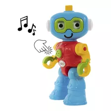 Brinquedo Didático Robô Articulado Expressões Com Rodinhas