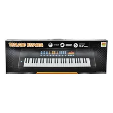 Teclado Infantil Piano Com 54 Teclas Microfone E Mp3