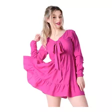 Vestido Casual Mujer Rosa Stfashion 60404806