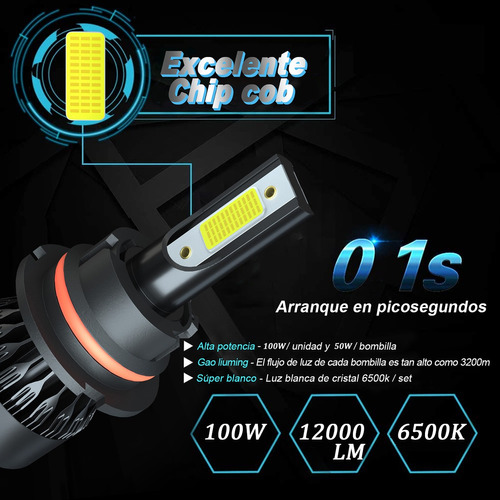 Bombillas Led Para Faros Delanteros Suzuki Sx4 2007-2013 Foto 5