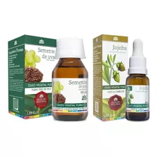 Combo Óleo Vegetal Wnf Semente De Uva 50ml E Jojoba 20ml