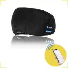 Fone Bluetooth Tapa Olho Dormir Sono Meditar Audio - Preto