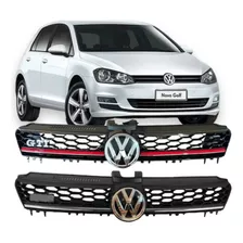 Grade Colmeia Golf Gti Para Tsi Friso Vermelho Emblema Vw