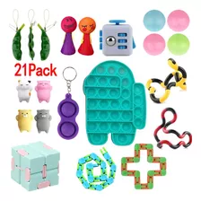 21 Piezas Fidget Toy Pop Iit Sensory Fidget Set De Juguete