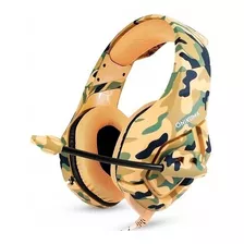 Gamer Fone Headset Camuflado Pc Ps4 Xbox Celular Onikuma K1