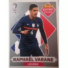 Lamina Extra Plata Raphael Varane Mundial Qatar 2022