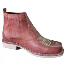 Bota Masculina Botina Wrangler Couro Legítimo Latego Pinhao