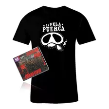 Playera La Vela Puerca: Playera + Cd-dvd 20 Años