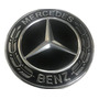 Logotipo De Mercedes-benz En Black Steel Auto License Plate Mercedes-Benz MB 100