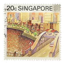 Singapur Puente Ex Colonia Inglesa Yv 579 # 