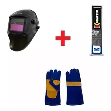 Mascara Soldar Krafter Atom Xr + Guantes + Electrodos