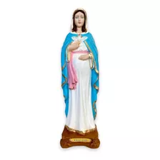 Imagem Nossa Senhora Gravida Gesso Premium 30cm