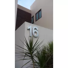 Numero Residencial 3d En Aluminio .50cm De Alto Grandes¨