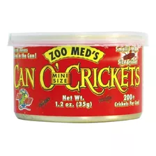 Zoo Med Lata Grillos Mini 35 Gr Reptiles Aves Erizos Snack