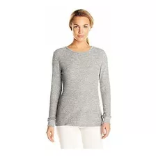 Top De Gofre Térmico Para Mujer Fruit Of The Loom, Gris Medi