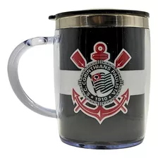 Caneca De Time 450ml Acrílico E Inox Tampa/vedação