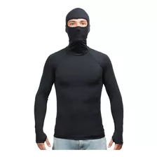 Camisa Proteção Solar Uv Com Touca Ninja Trabalhador Rural