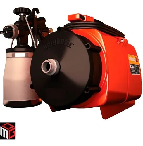 Pistola Pintar Adiabatic Ec2000 Equipo Soplete Maquina Latex Dgm