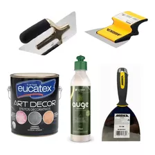 Kit Cimento Queimado Cromio. Tools Mirka, Marmorino E Auge