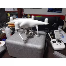 Drone Dji Phantom 4 Pro Con Cámara C4k Blanco 3 Batería