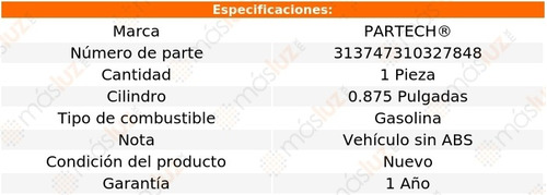 1- Bomba Frenos Plymouth Breeze 2.4l 4 Cil 1996/2000 Partech Foto 5