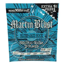 Cuerdas Guitarra Electrica Martin Blust 011 050 Cuota