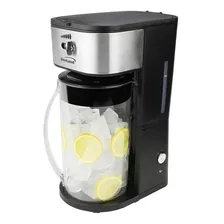 Brentwood Kt-2150bk Iced Tea And Coffee Maker Con Jarra De 6 Color Negro