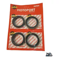 2 Kits Retentor Bengala E Guarda Pó Lander Xtz 250 Com 4 Pcs