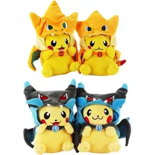 Peluche Pokemon Pikachu Cosplay Mega Charizad