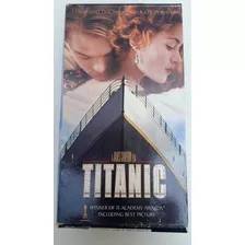 Fita Vhs Duplo Titanic - Leonardo Di Caprio - Importado Usa