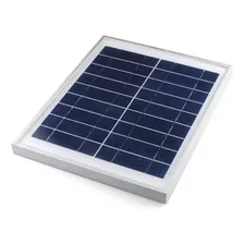 Panel Solar De 20 Watt 18 Voltios 1.11a Alt:46cm Anc:36cm Color Blanco