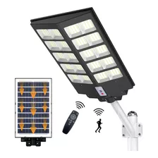 Dancingboar Luces Solares Led De Calle De 1000 W, Sensor De