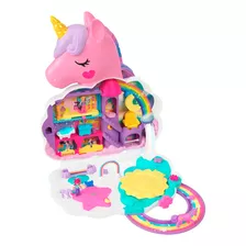 Brinquedo Polly Pocket Kit Salão Do Unicórnio Hkv51 - Mattel