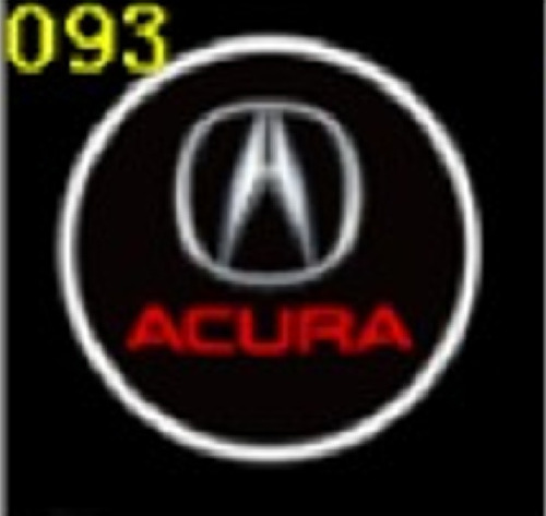 Par Luz Cortesia Proyector Puertas Acura Auto Carro Logo Foto 3