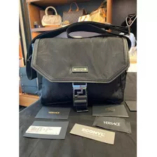 Bandolera Versace Nylon Jacquard Messenger Bag