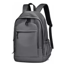 Mochila Escolar Kikigoal Cmf-9003bb Color Dark Gray Diseño Liso 32l