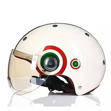 Beon-casco De Moto Retro, Protector De Cara Abierta, Vintage