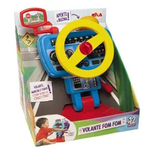 Volante Fom Fom Infantil - C/ Retrovisor E Sons - Elka