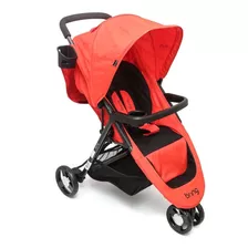 Cochecito Coche Cama Bebe Bring 5310 3 Ruedas Cierre 1 Mano Color Rojo