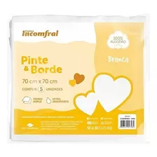 Fraldas Pinte E Borde Imcomfral Luxo 100% Algodão 70cm 5 Un