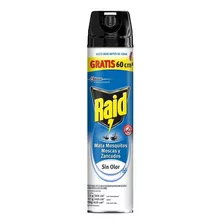 Spray Insecticida Mata Moscas Mosquitos Sin Olor 360 Ml Raid