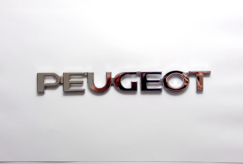 Emblema Peugeot Letras Insignia Trasero Logotipo Cromadas   Foto 4