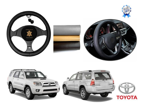 Tapetes 3d Logo Toyota + Cubre Volante 4runner 2004 A 2009 Foto 3