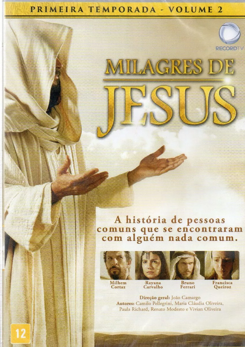 Dvd Milagres De Jesus - 1ª Temporada - Vol. 2 - Frete Grátis