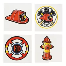 Fun Express Firefighter Tattoos - 72 Piezas