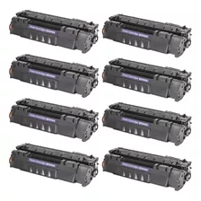 8x Toner Compatível Q5949a Q7553a 49a 53a M2727 P2015 P2014