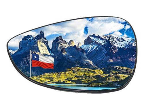 Luneta Espejo Retrovisor Ford Fiesta 2008 - 2017 Foto 6