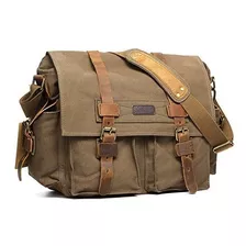 Bolso De Cuero Para Cámara De Lona Kattee Vintage Dslr Slr B